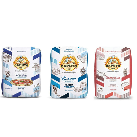 Goleador Testpaket Farina Molino Caputo Pizzeria Classica Cuoco Pizzamehl Mehl ( 3 x 5kg italienisch Original