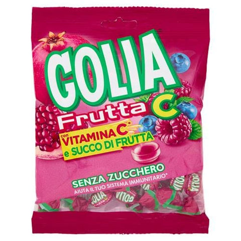 Golia Snackbohnen Golia Frutta C Frutti Rossi Rote Fruchtbonbons 3x 90 g 8003440109441