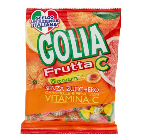 Golia Snackbohnen Golia Frutta C Harte Fruchtbonbons 12x 90 g 8003440108895