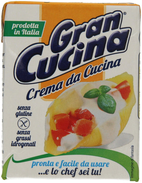 Gran Cucina Sahne-Milch-Crème Gran Cucina – Creme für die Küche, 200 ml, 24 Stück