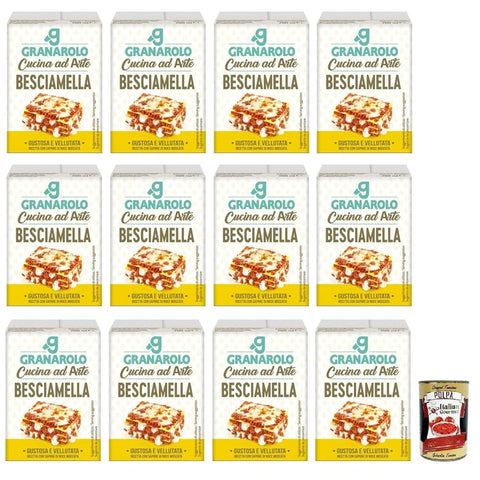 Granarolo Koch- & Backzutaten Granarolo Besciamella UHT Béchamel Sahne zum Kochen Langanhaltende Weich und Ohne Klümpchen 12x 200ml italienisch Original 8002670172706