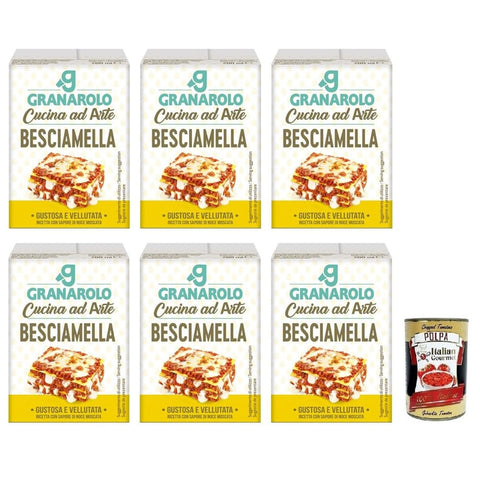 Granarolo Koch- & Backzutaten Granarolo Besciamella UHT Béchamel Sahne zum Kochen Langanhaltende Weich und Ohne Klümpchen 6x 200ml italienisch Original 8002670172706