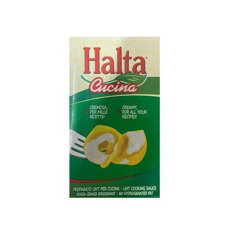 Great British Trading Limited Halta Cucina Preparato Alimentare UHT per Cucina Cremige Zubereitung UHT für die Küche Ideal für Pasta, Saucen, Pizza Kochsahne Sahne 1000 ml italienisch Original