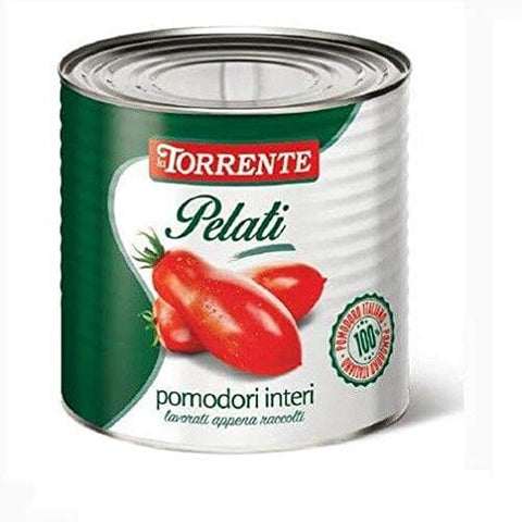 La Torrente Pomodori Pelati geschälte Tomaten sauce aus Italien dose 2500g 3x Original italienisch