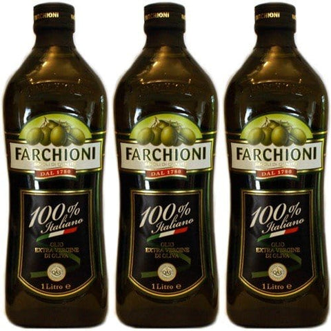 GREAT BRITISH TRADING LIMITED Öl 3x Farchioni Olivenöl Extra Vergine 100% Italiano, 1000 ml 631908705232