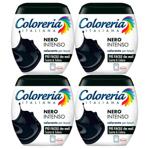 Coloreria Italiana Farbstoff Stoffe in der Waschmaschine, Farbe intensives Schwarz 1 Stk Original italienisch Textilfarben