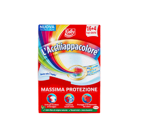 Grey Waschmittel 6x GREY l'Acchiappacolore 20 Blatt 8006320082506