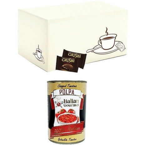 GRISBÌ Kekse GRISBÌ Grisbi' MINI al cioccolato Schokolade Packung 1kg Original italienisch inkl. Italian Gourmet Polpa 400g 8032804040014