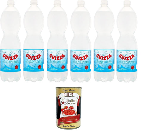 Guizza Cola & Limonade Guizza Gassosa Erfrischungsgetränk, 6x1.5lt+ Italian Gourmet polpa 400g 8001620001035