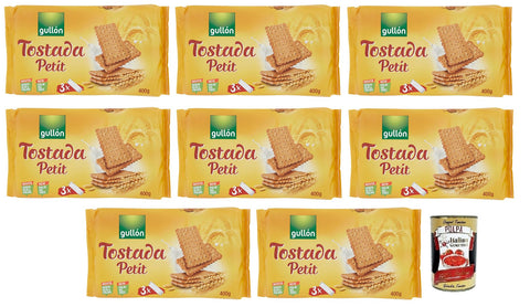 Gullon Gullón Petit Tostada Traditioneller Kekse Packung mit jede Packung enthält 3 Portionen à 8x 400g + 133,3g italienisch Original