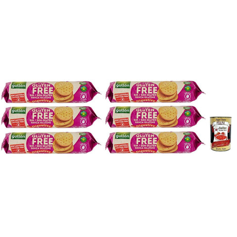 Gullon Kekse Gullon Gullón Gluten Free Digestive Biscotti Senza Glutine Kekse Glutenfrei 150 g 6x italienisch Original + kostenlos Polpa di Pomodoro 400 g Dose 8410376045024