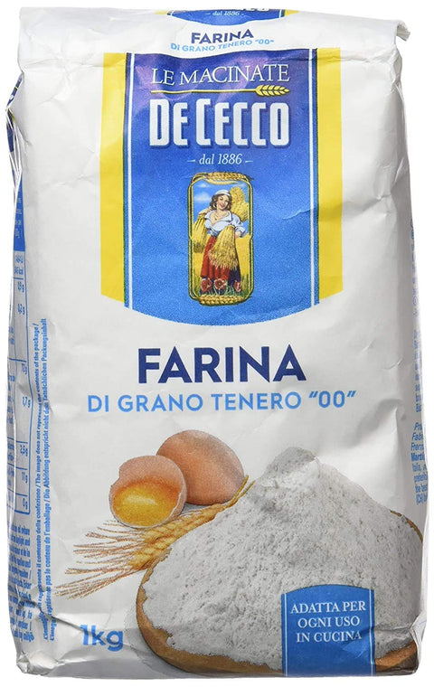 HAB & GUT Pasta HAB & GUT -LM001-10- De Cecco Farina di Grano Tenero Tipo 00, 1 Kg 4260471922676