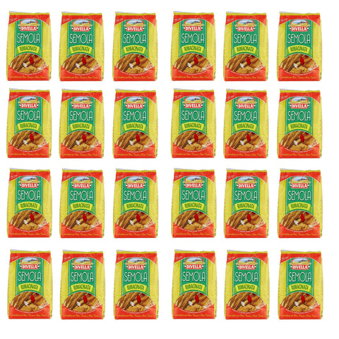 Hartweizengrieß Semola Hartweizengriess di Grano Duro Rimacinata Vorratspacket 24x1kg Original italienisch