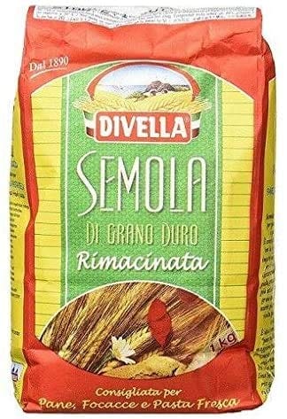 Halal-Wear Weizen Hartweizengrieß - Semola di Grano Duro Rimacinata - 12 x 1000 g Vorratspacket 12 kg