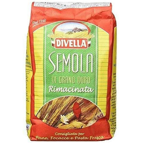 Halal-Wear Hartweizengrieß - Semola di Grano Duro Rimacinata - 12 x 1000 g Vorratspacket 12 kg Original italienisch