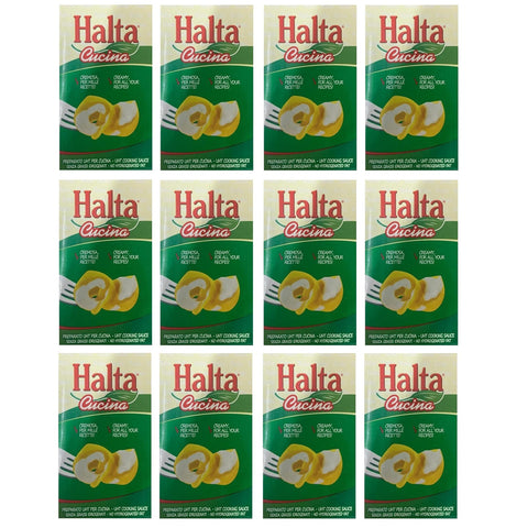 Halta Cucina Preparato Alimentare UHT per Cucina Cremige Zubereitung UHT für die Küche Ideal für Pasta, Saucen, Pizza Kochsahne Sahne 1000 ml italienisch Original