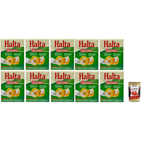 Halta Cucina UHT Kochsahne,, 10er Pack, Cremige Zubereitung für Pasta und Saucen 1x200ml Original italienisch
