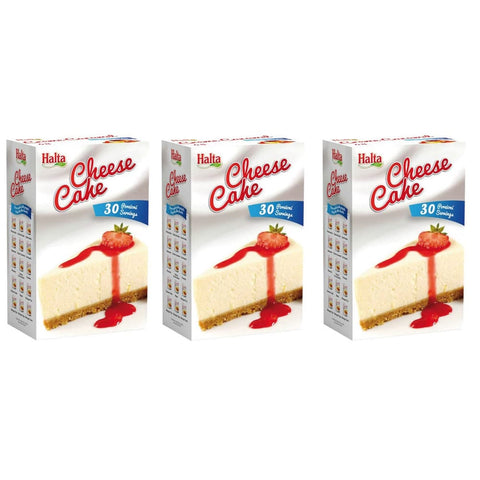 Halta Käsekuchen Halta Preparato per Cheesecake Vorbereitet für Käsekuchen Packung Ideal zur Herstellung der Füllung für den typisch amerikanischen Käsekuchen 900 g 3x 8004172058038