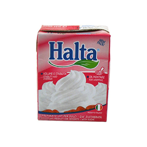 Halta Preparato per dolci da montare gia zuccherata UHT-Basis für Süßigkeiten schon gesüßt Gebäckprodukt 200 ml 12x italienisch Original