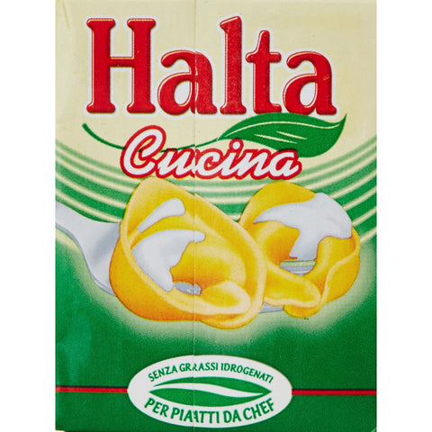 Halta Cucina Preparato Alimentare UHT per Cucina Cremige Zubereitung UHT für die Küche Ideal für Pasta, Saucen 1x200ml Original italienisch