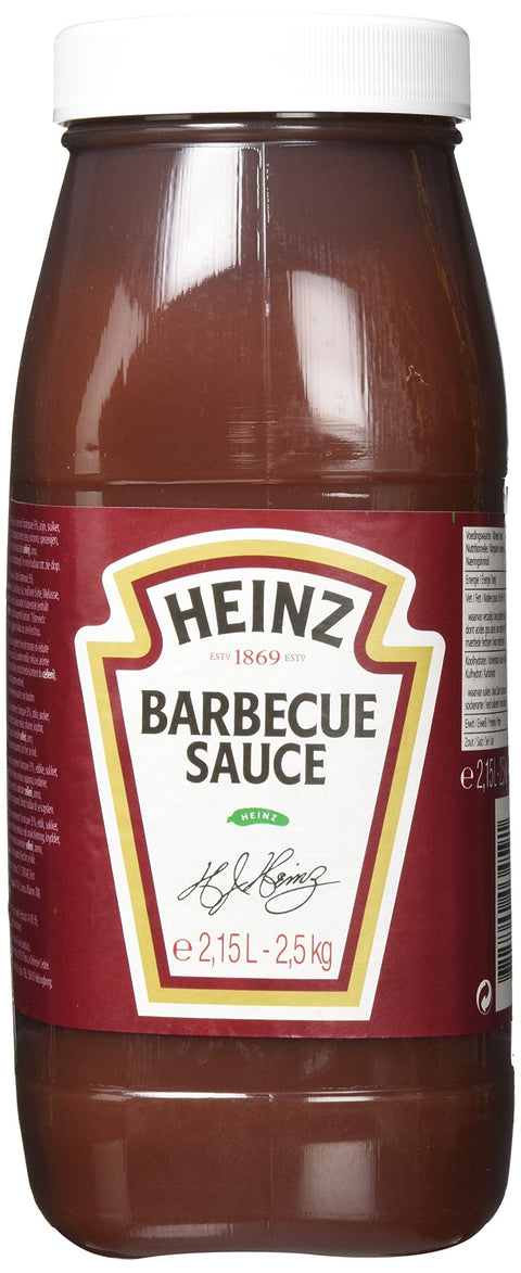 Heinz Barbequesaucen Heinz Barbecue Sauce – Rauchig-würzige Grillsauce in Plastikkanne – 2 x 2,15 l 8715700534596