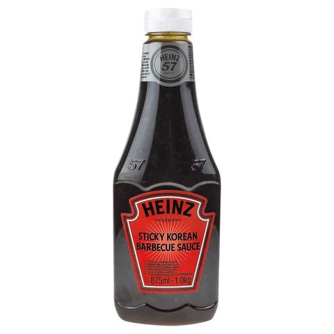 HEINZ Sticky Korean Barbecue Sauce 6 x 875 ml Original italienisch