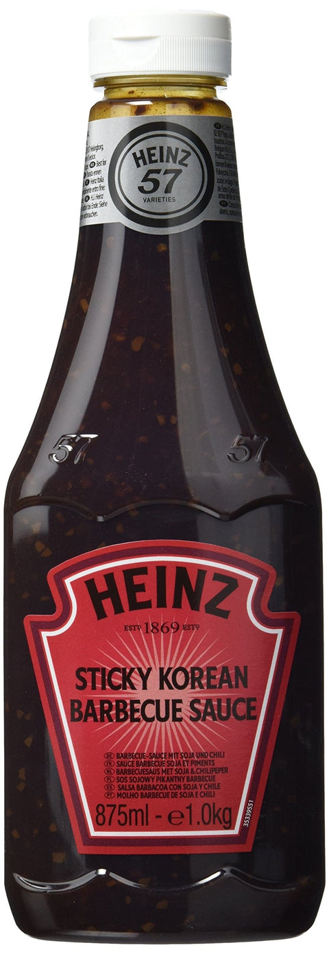 Heinz Barbequesaucen Heinz Sticky Korean Barbecue Sauce, Squeezeflasche, 2er Pack (2 x 875 ml)