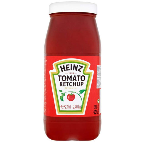Heinz Ketchup Heinz Tomato Ketchup XXL-Flasche 2,4kg MHD1.1.19 5000157073945