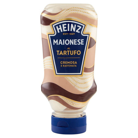 Heinz Mayonnaise Heinz Truffle Mayonnaise - Verleihen Sie Ihren Saucen und Salaten einen einzigartigen Geschmack - 213 g 8x italienisch Original + kostenlos Polpa 400 g 8410066134250