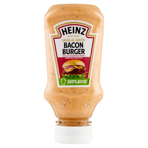 Heinz Salsa Bacon Burger geräucherte und aromatisierte Bacon sauce 225 g 6x italienisch Original