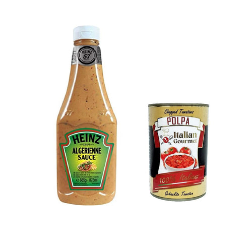 Heinz Salsa Algerienne Sauce Flasche Algerische Sauce Chips Gewürz 6x875ml Original italienisch