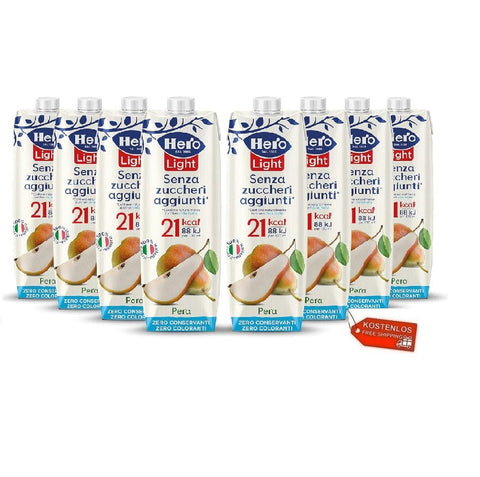 Hero Fruchtsaft 8x Hero Light Pera succo di frutta Fruchtsaft 1000ml 8000080004914