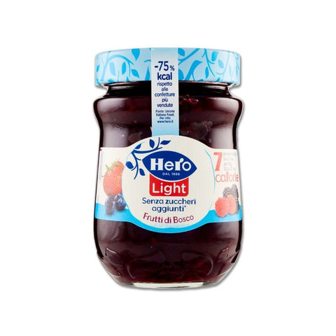 Hero Konfitüren Hero Light Konfitüre Leichte Brotaufstriche wilde Beeren Italien 280 g 8000080004358