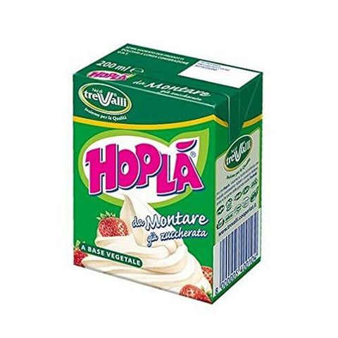 Hoplà Panna da montare glutenfrei Schlagsahne Sahne zum Nachtisch 6x200ml Original italienisch Crème Fraîche, Sauerrahm & Sahne
