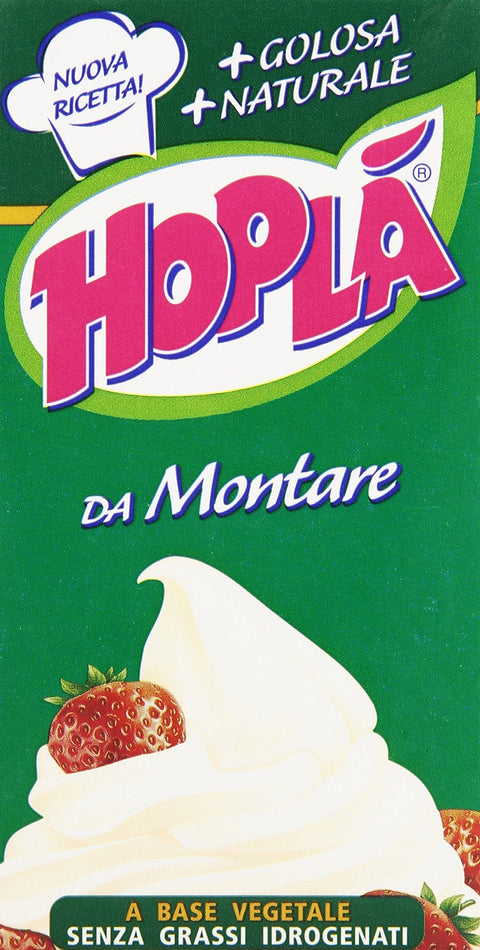 Hoplà Crème légère Hoplã – Zubereitung auf Basis von pflanzlichem Fett, nicht hydriert, zur Selbstmontage, 10 Stück à 500 ml [5 l] 8000005048603