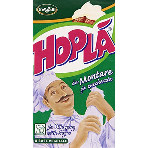 Hoplà Trevalli Panna Hopla da Montare gia Zuccherata 'Süße Sahne' 1x1000ml Original italienisch Konditorsahne