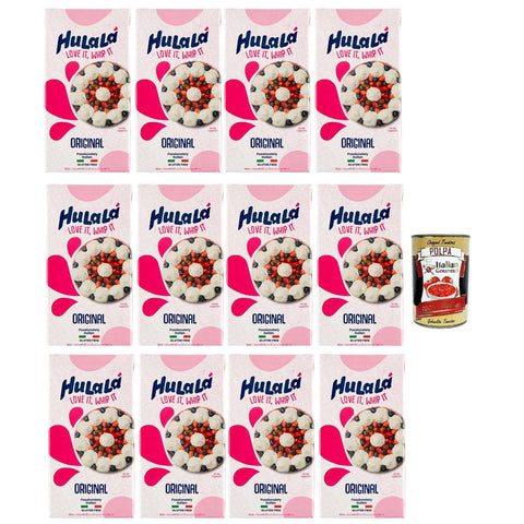 HuLaLà Panna da montare zuccherata gesüßtes Süßwarenprodukt Sahne zu montierendes laktosefrei und frei von 12x500ml Original italienisch Crème double