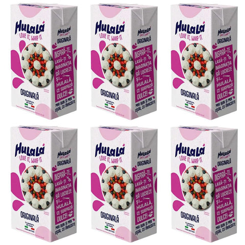 Hulalà Panna da montare zuccherata gesüßtes Süßwarenprodukt Sahne zu montierendes 500 ml laktosefrei und frei von gehärtetem Fett Italienisches Produkt basierend auf pflanzlichen Fetten italienisch Original