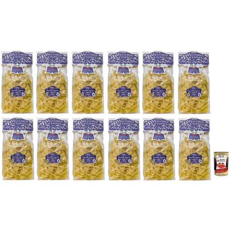Il Vecchio Kurze Pasta Il Vecchio Pastificio di Gragnano Pasta Farfalle Gragnano IGP Nudeln aus Hartweizengrieß von höchster Qualität 12x 500g italienisch Original 8033406260312
