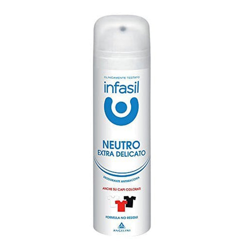Infasil Deo-Spray für Personen extra sanft gegen Flecken 150 ml 6x italienisch Original Deodorant
