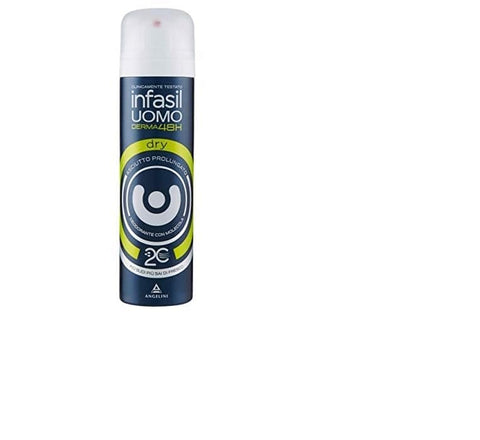 Infasil Deo Infasil Deospray für Herren Derma 48h Dry mit Molecola 2C, Betacycloextrin, Anti-Feuchtigkeit, gegen Schweiß, 150 ml 8000036021675