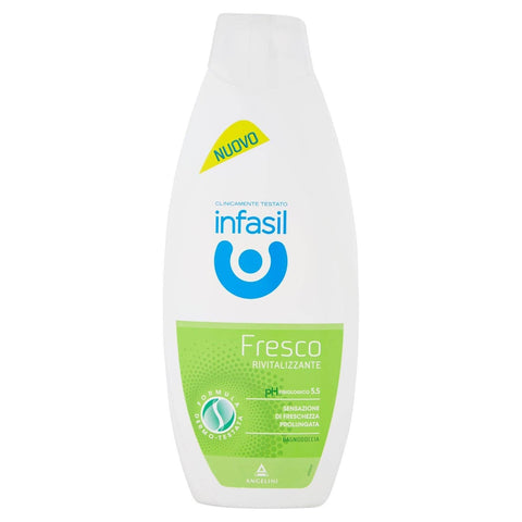 Infasil Duschgel Infasil, Revitalisierendes frisches Duschgel, physiologische Formel, klinisch getestet und hautfreundlich, Gefühl von Frische, Formel Dermo-Testata, 1 Packung mit 500 ml 8000036021279