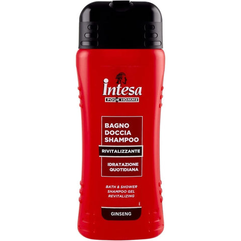 Intesa Duschgel & Seifen Intesa Pour Homme Revitalisierendes Bade und Duschshampoo Ginseng 6x 500 ml italienisch Original 8003510003570