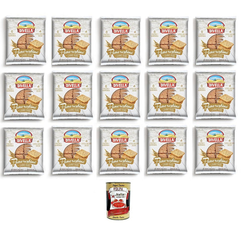 Divella Pancrostino al Grano Duro Pancrostini aus Hartweizen 15x250g Original italienisch Gebäck