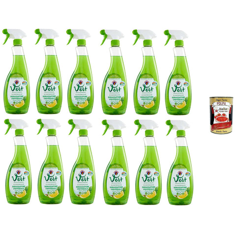 Vert di Chanteclair Sgrassatore Universale Limone e Basilico Vert by Chanteclair Universal Zitronen- und Basilikum-Entfetter 12x600 ml italienisch Original