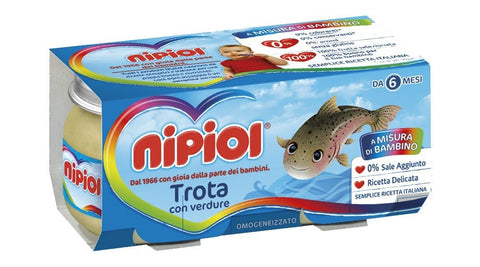 Nipiol Omog Trout 80g2 Aquarienfischfutter italienisch Original