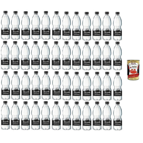 Ferrarelle Maxima Sparkling Water, 48x50 cl PET Sprudel Natürliches Mineralwasser flaschen Aromatisiertes Wasser italienisch Original