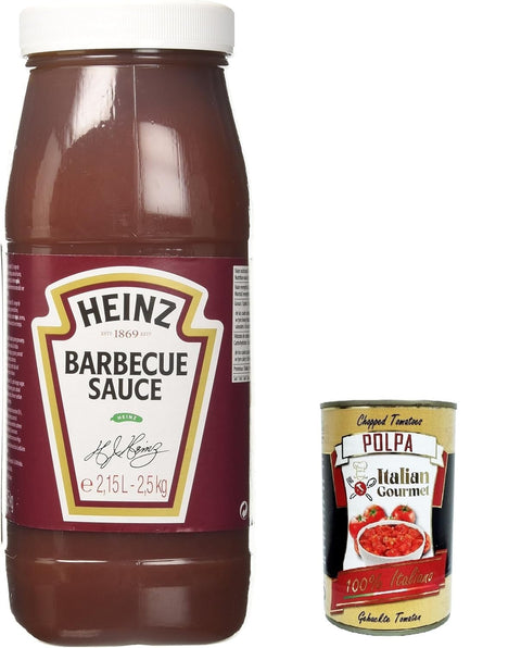 Italian Gourmet Barbequesaucen Heinz Salsa Barbecue Fusto Barbecue-Sauce-Fass 2,5 kg+ Italian Gourmet polpa 400g 8032804040014