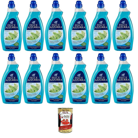 Felce Azzurra casa pavimenti classico Detergente per pavimenti Classic Home Floors Bodenreiniger 12x1 lt italienisch Original Pastasauce + kostenlos polpa 400 g