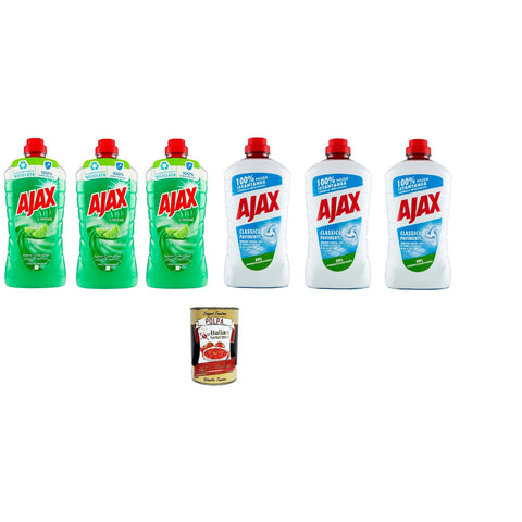 TestPaket Ajax Pavimenti Classico Ajax Pavimenti Limone 3x950ml Original italienisch Bodenreinigung